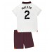 Manchester City Kyle Walker #2 Babykleding Uitshirt Kinderen 2023-24 Korte Mouwen (+ korte broeken)